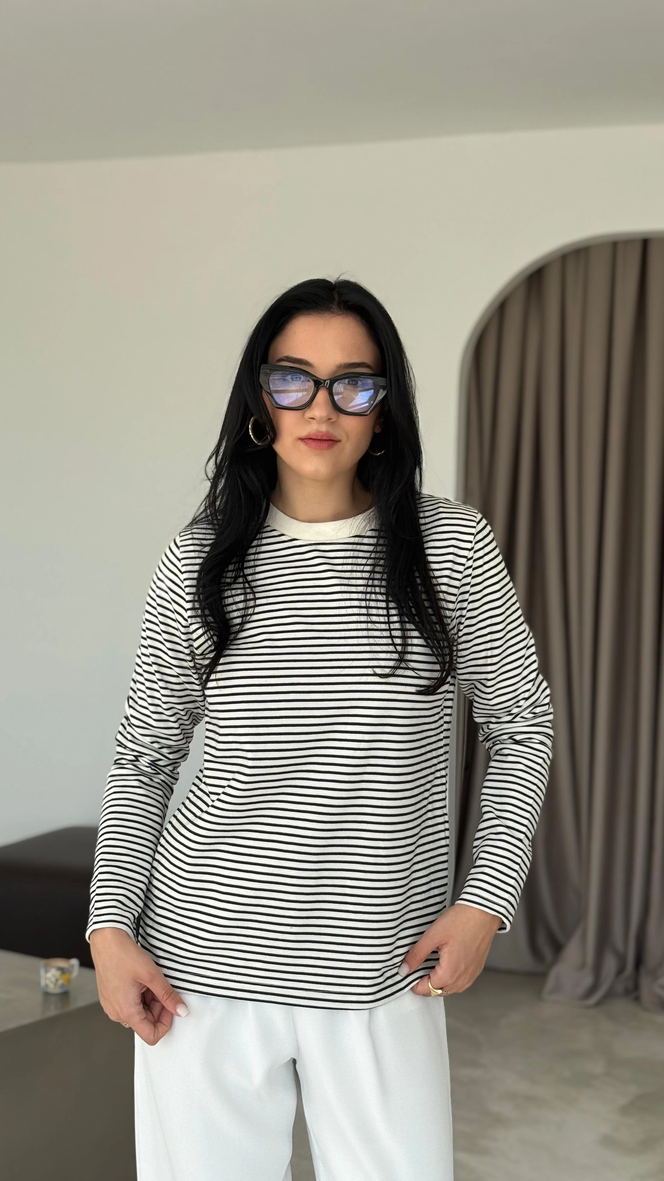 Marka Muadili Uzun Kollu Tshirt