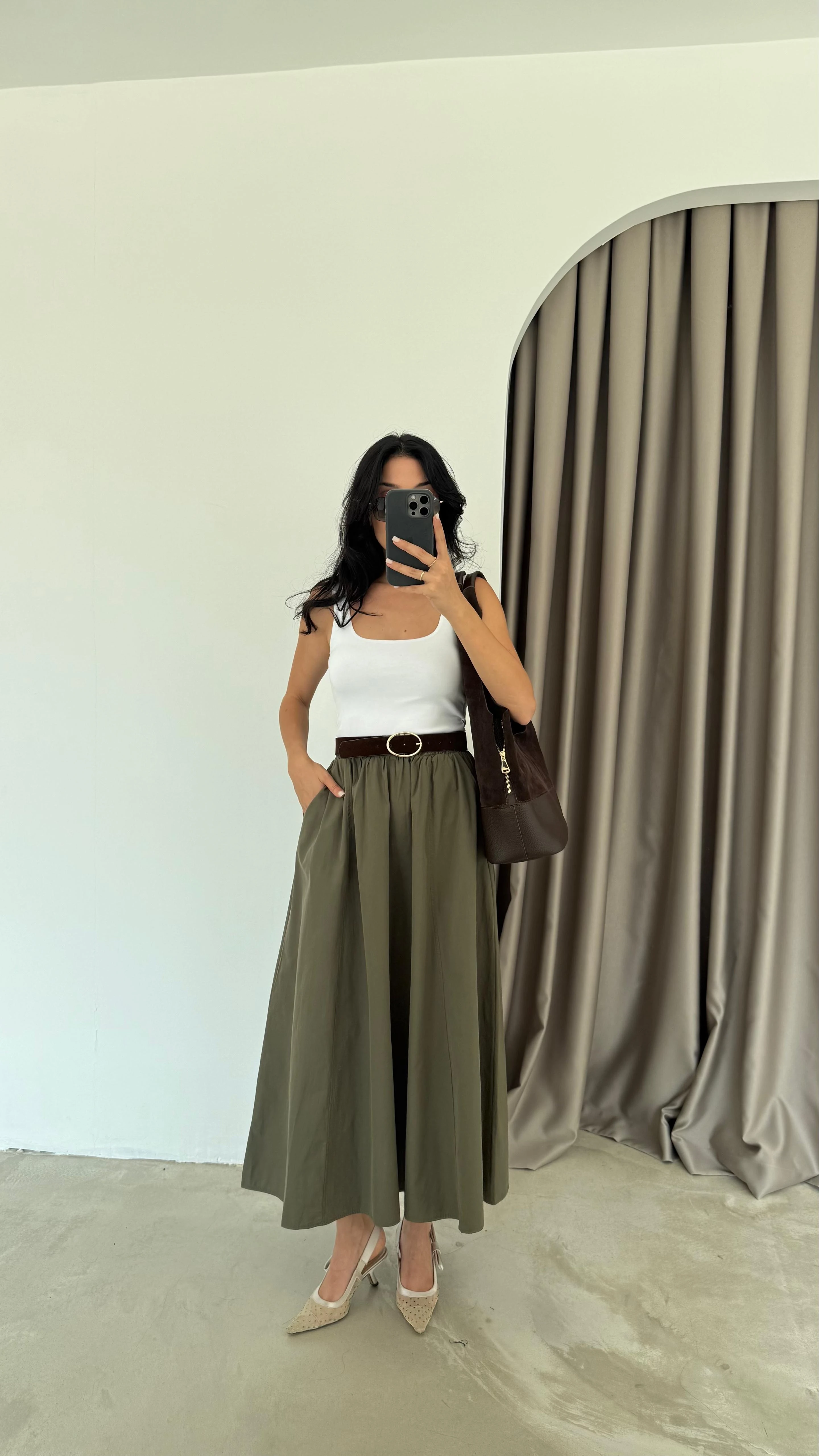 Bel Lastikli Cepli Etek (VNTBP)