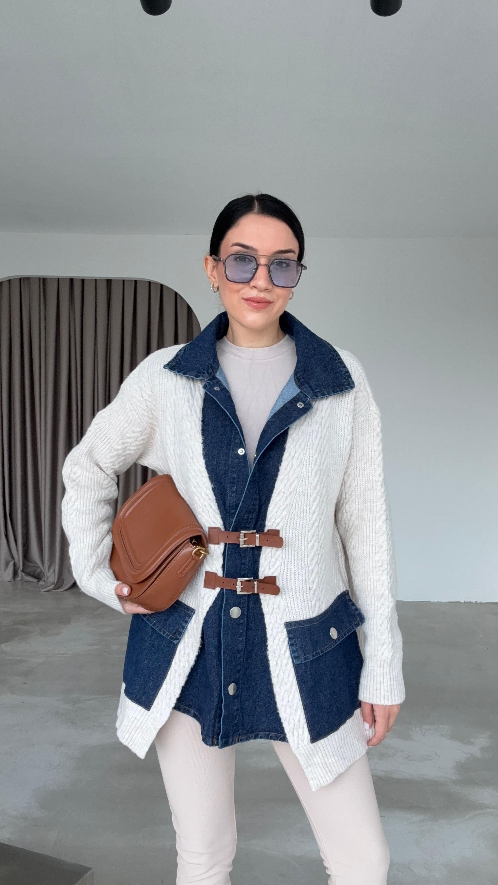 Kemer Detaylı Hırka (VNT0078)