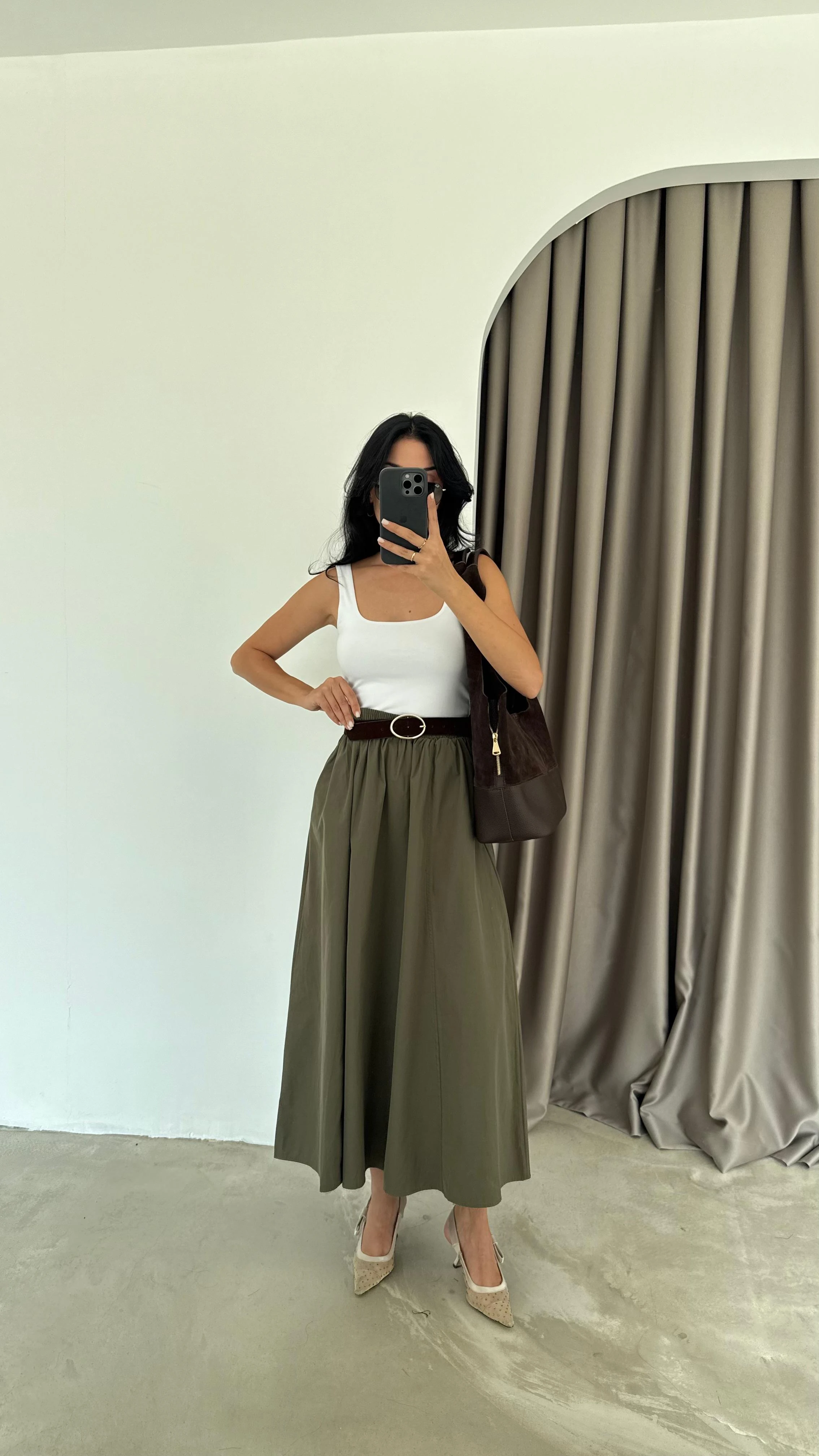 Bel Lastikli Cepli Etek (VNTBP)