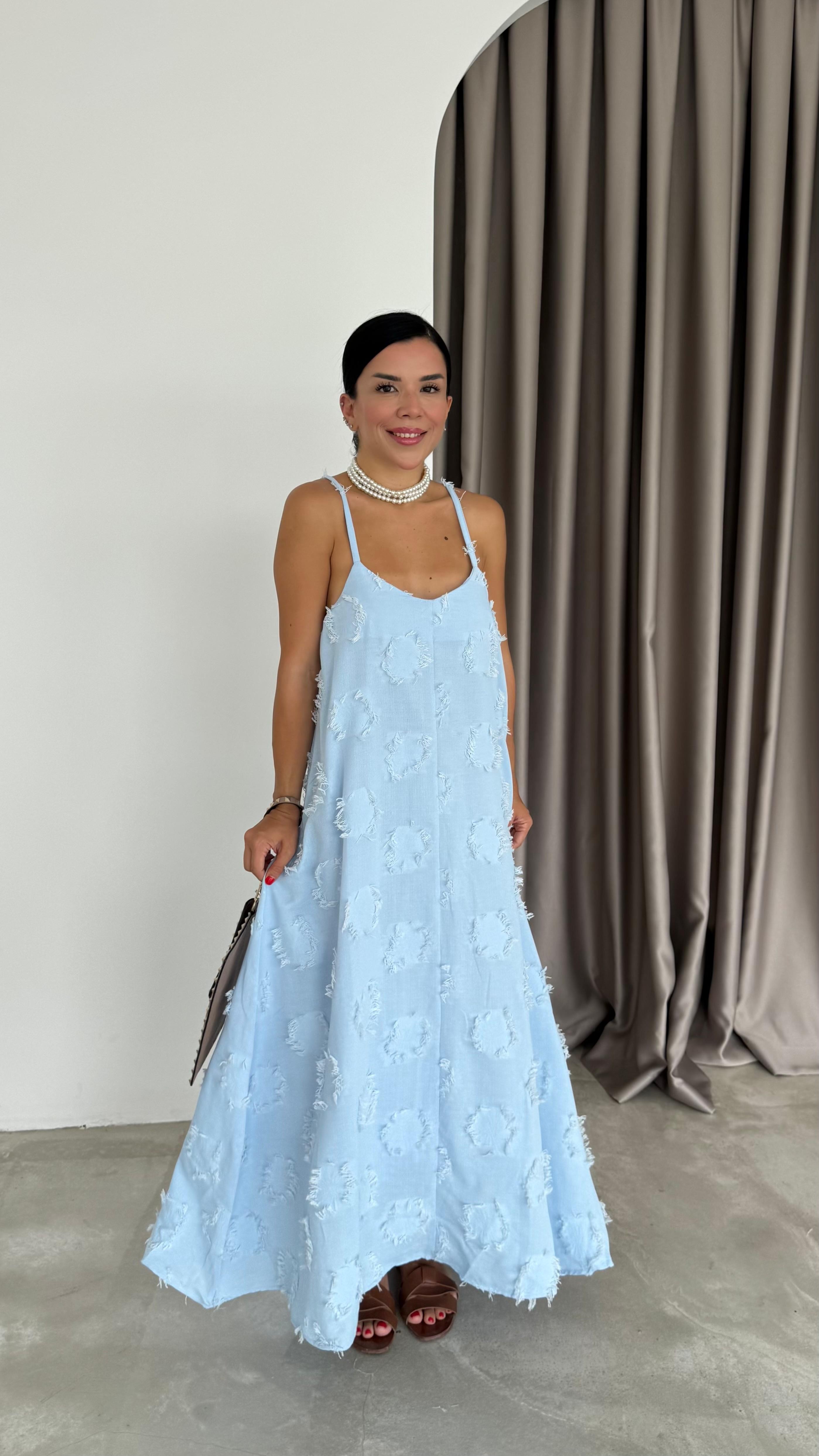 Püskül Detay Elbise (VNT3060)
