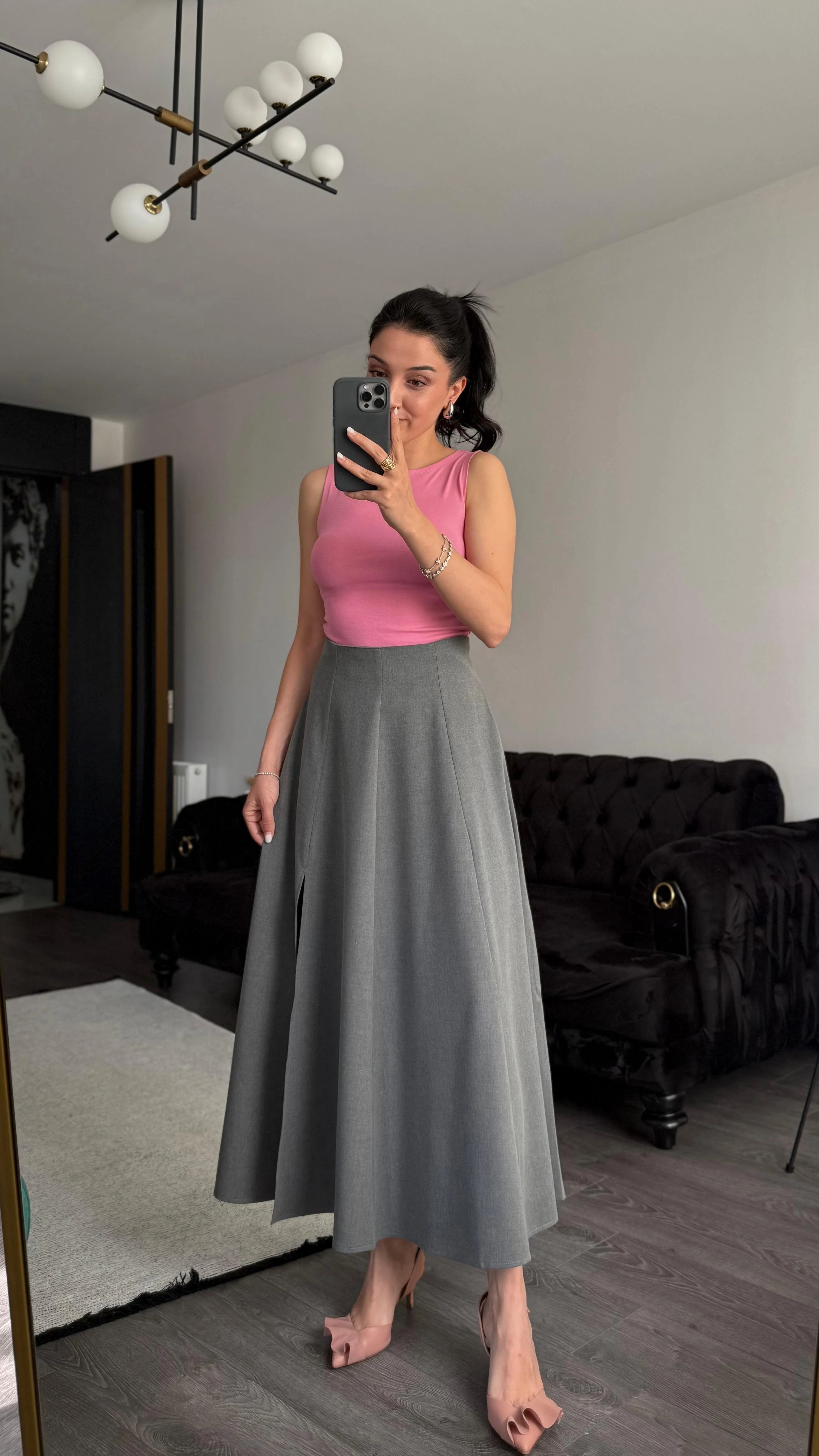 Yırtmaçlı Çan Etek