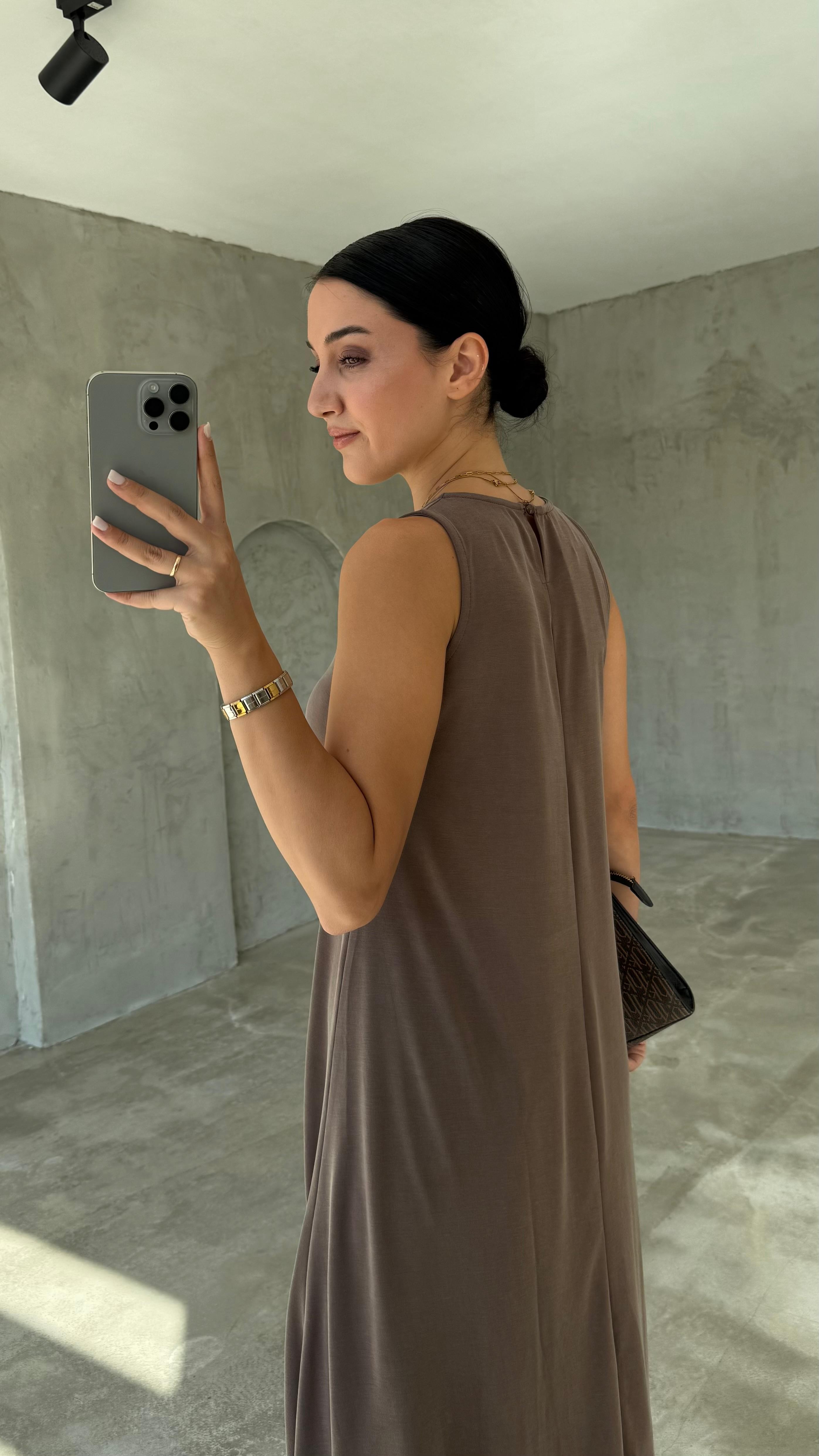 Modal Kumaş Elbise (VNT0101)