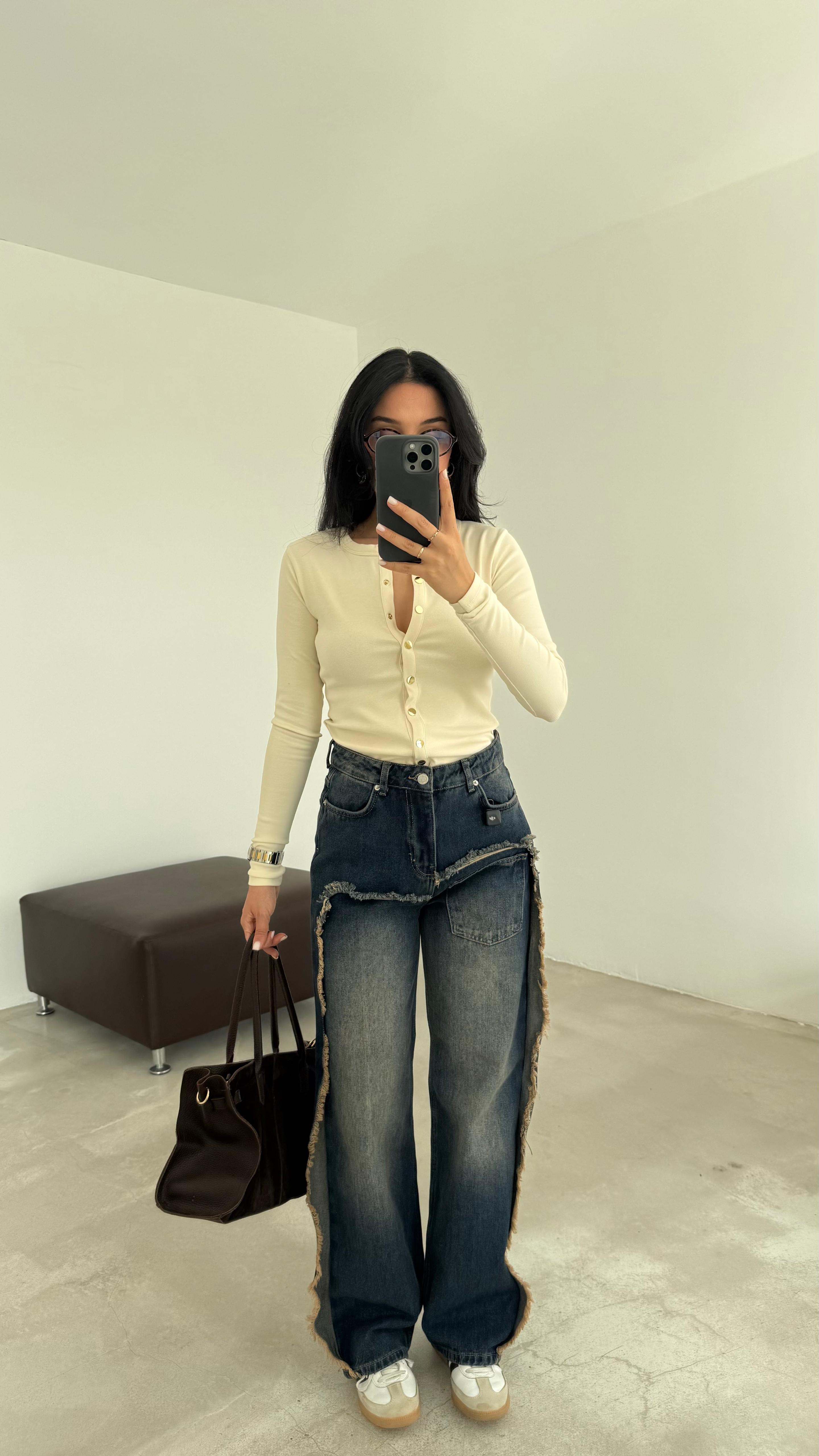 Cep Detaylı Jean (VNT0228)