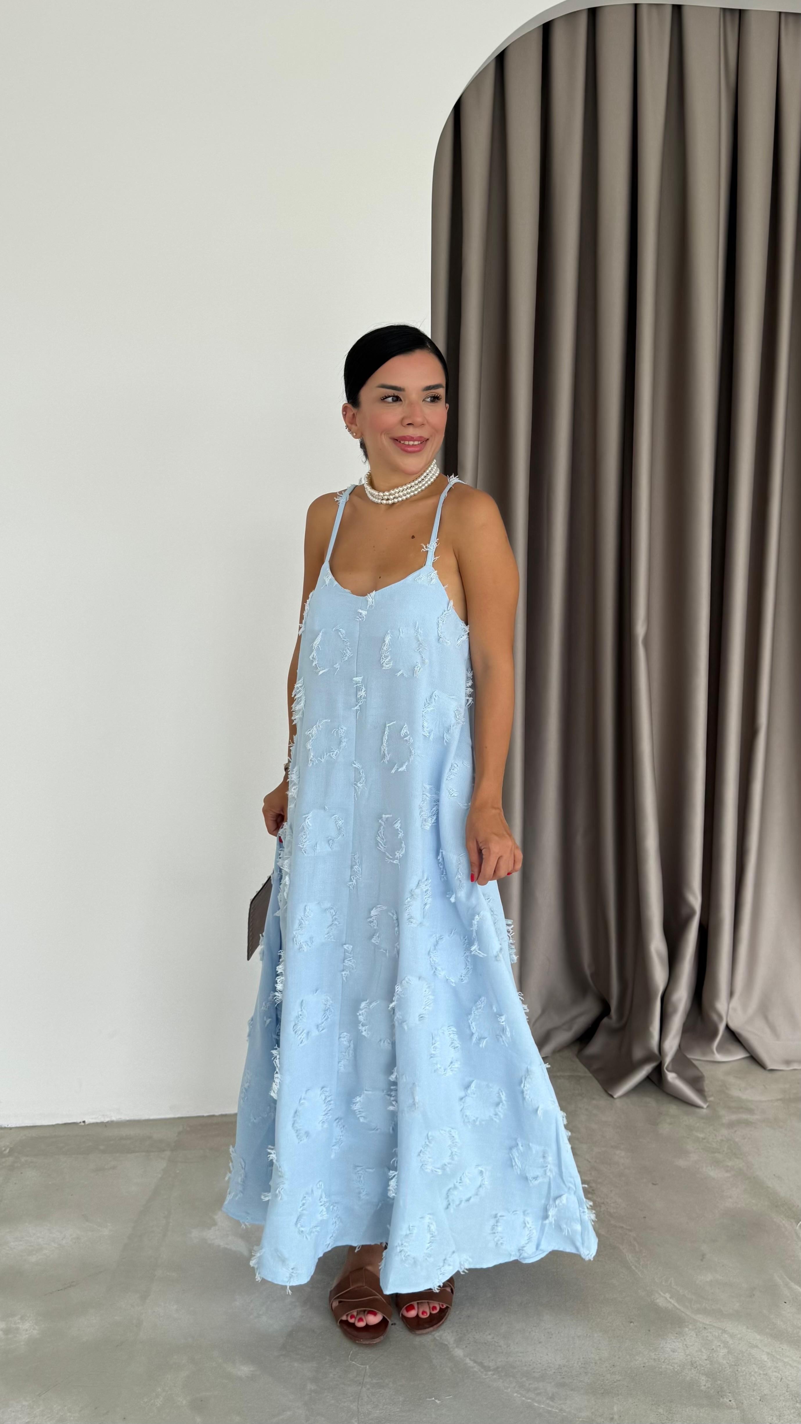 Püskül Detay Elbise (VNT3060)
