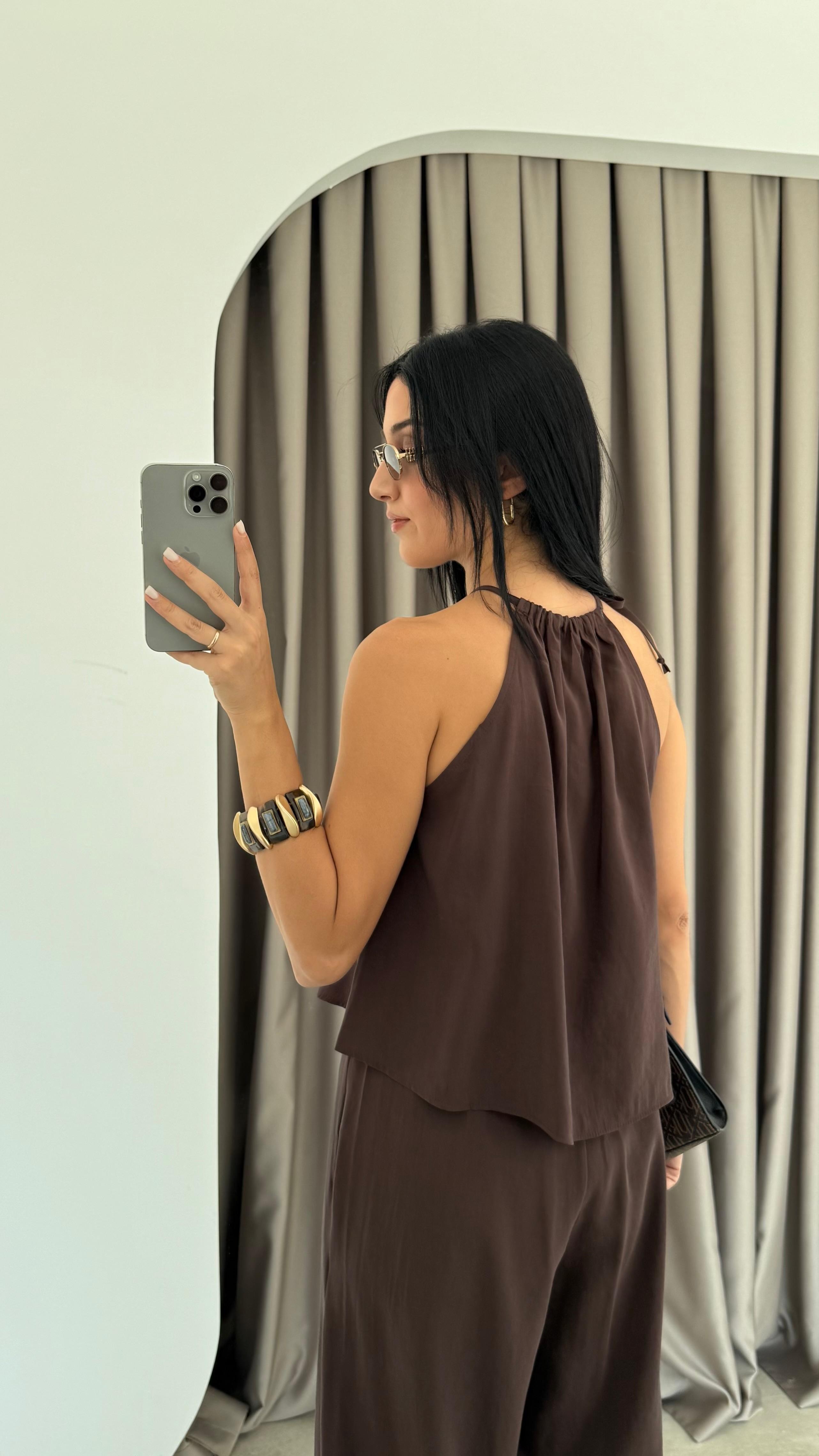 Tensel Kumaş Bel Lastikli Takım (VNT51213)