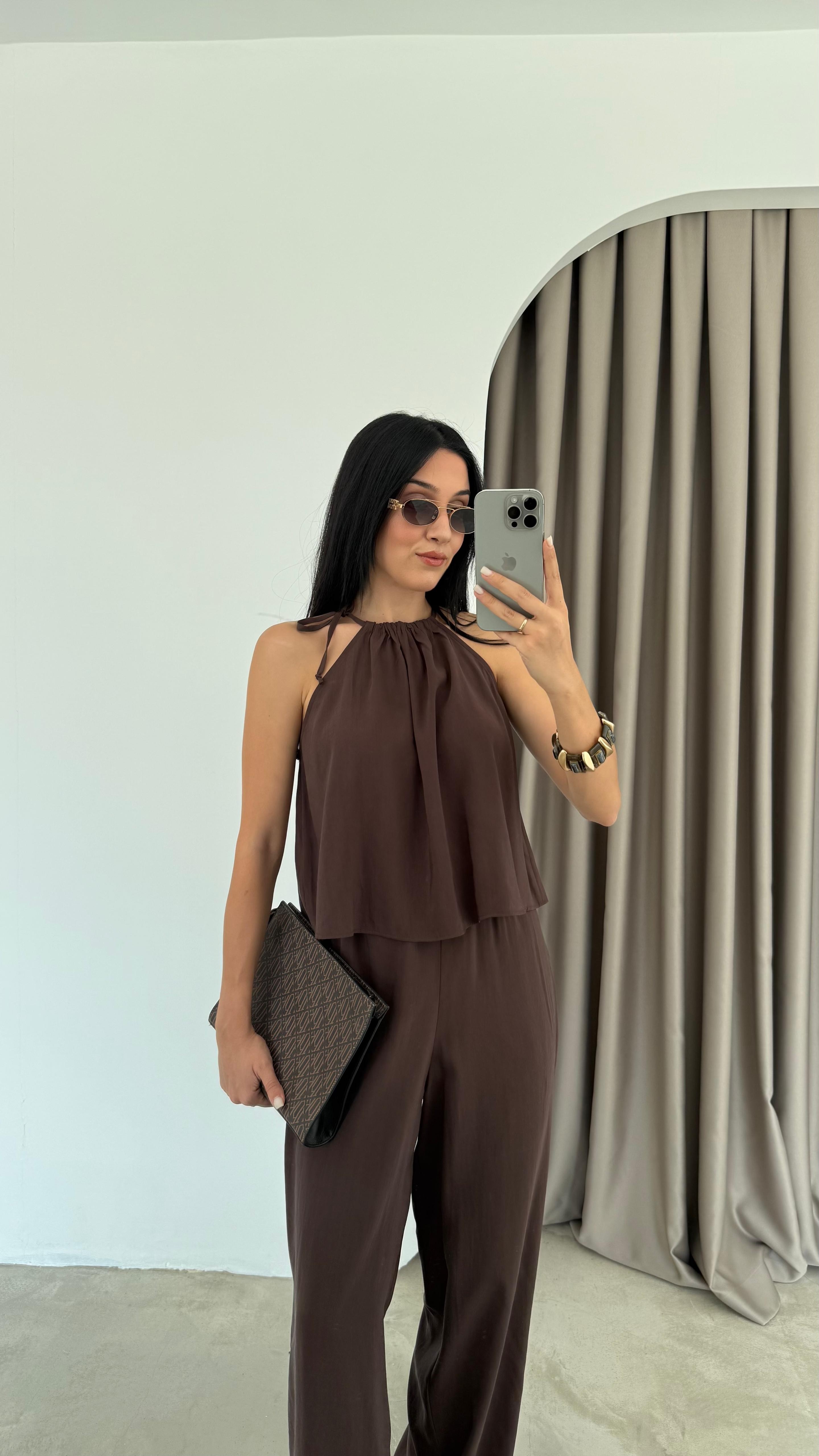 Tensel Kumaş Bel Lastikli Takım (VNT51213)