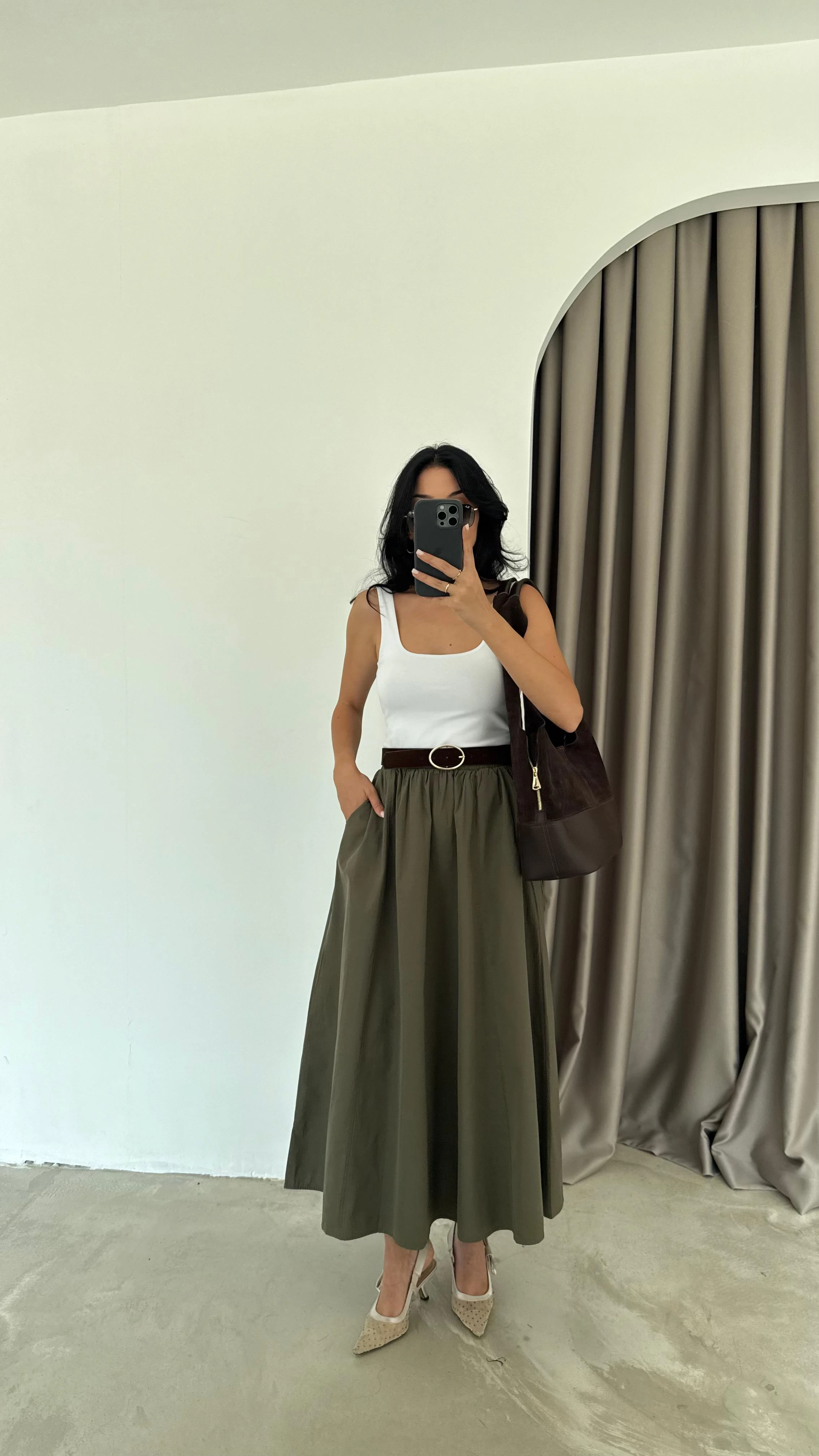 Bel Lastikli Cepli Etek (VNTBP)