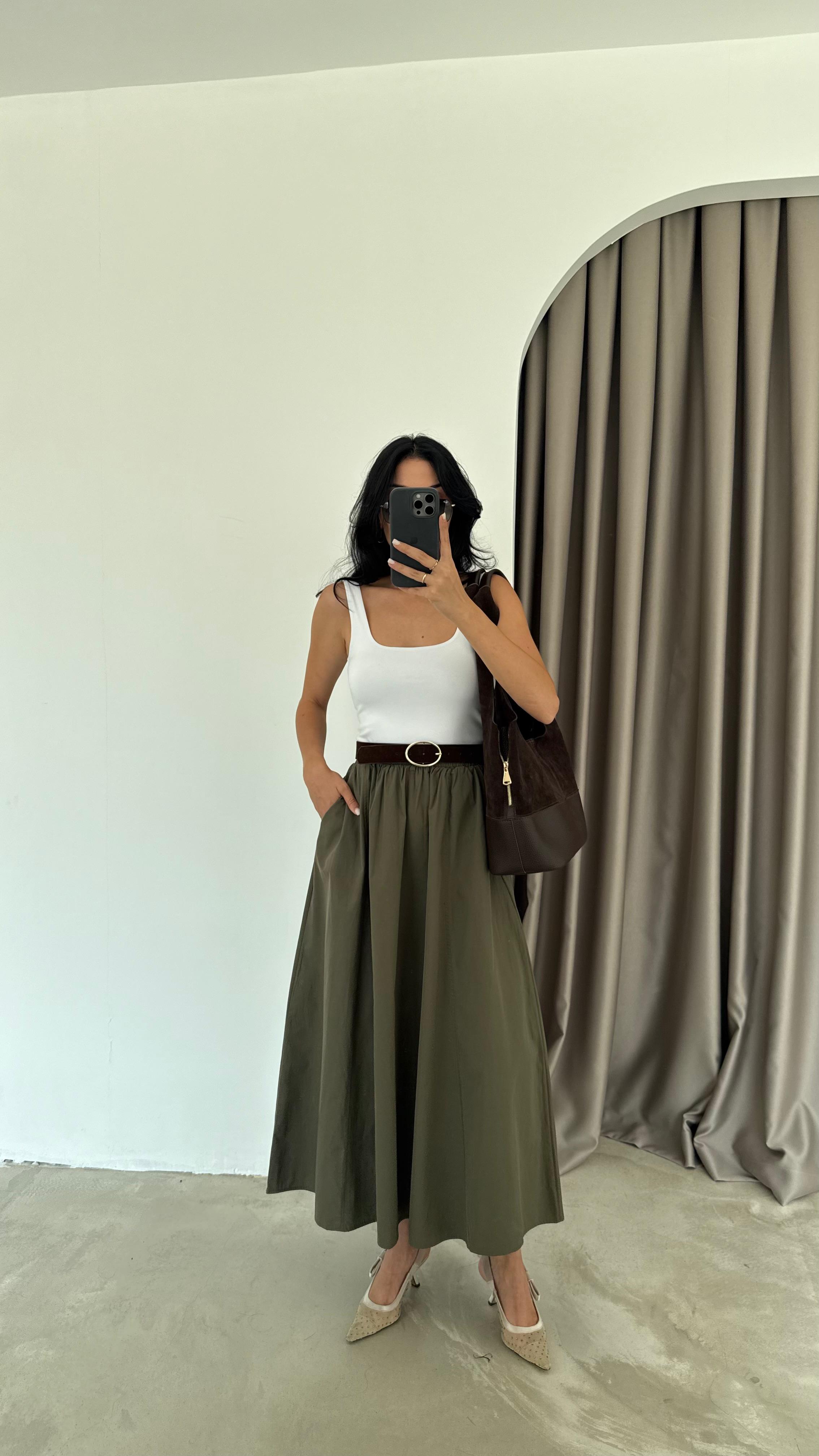 Bel Lastikli Cepli Etek (VNTBP)