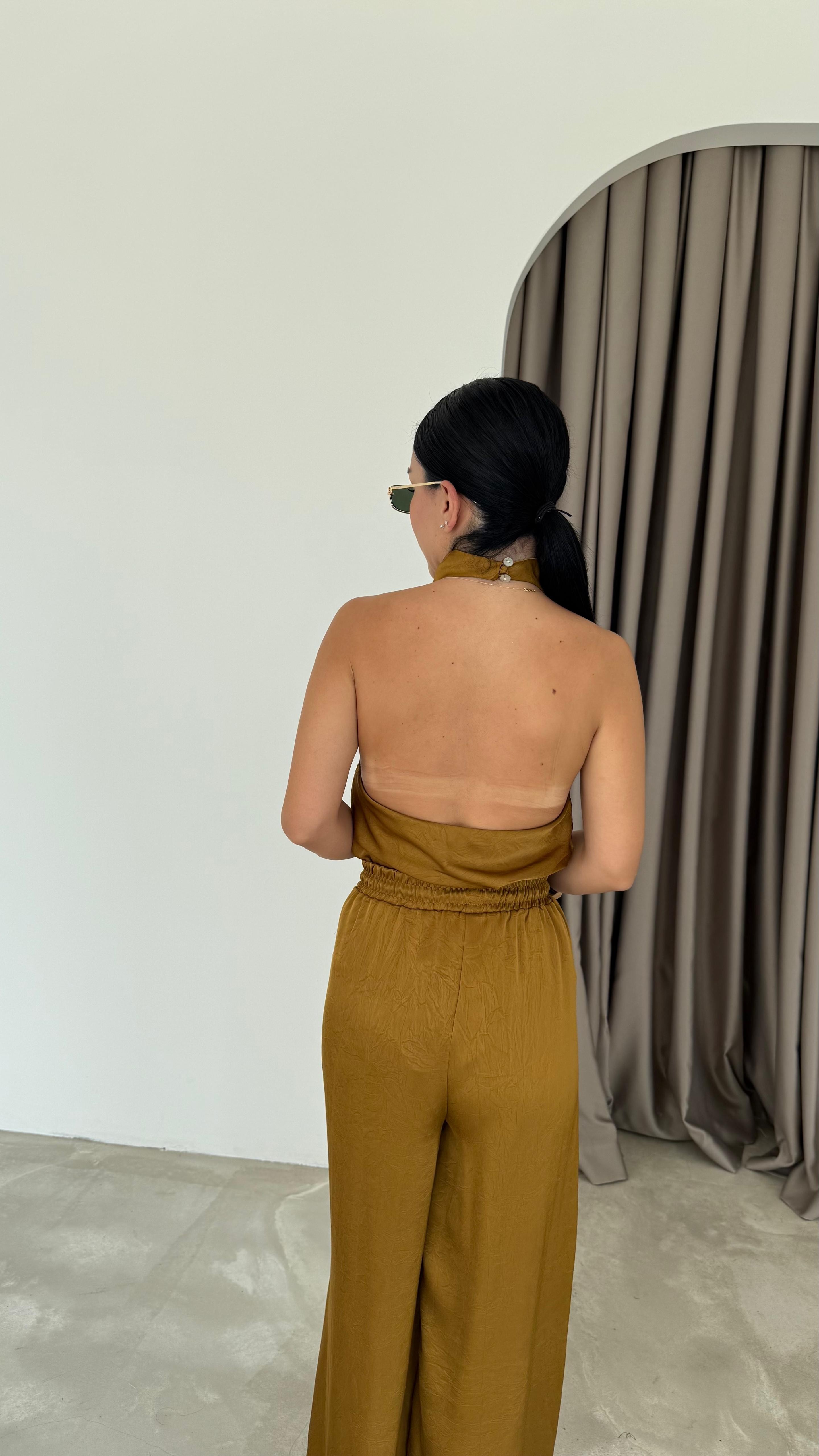 Premium Saten Bluz Pantolon Takım (VNT51211)