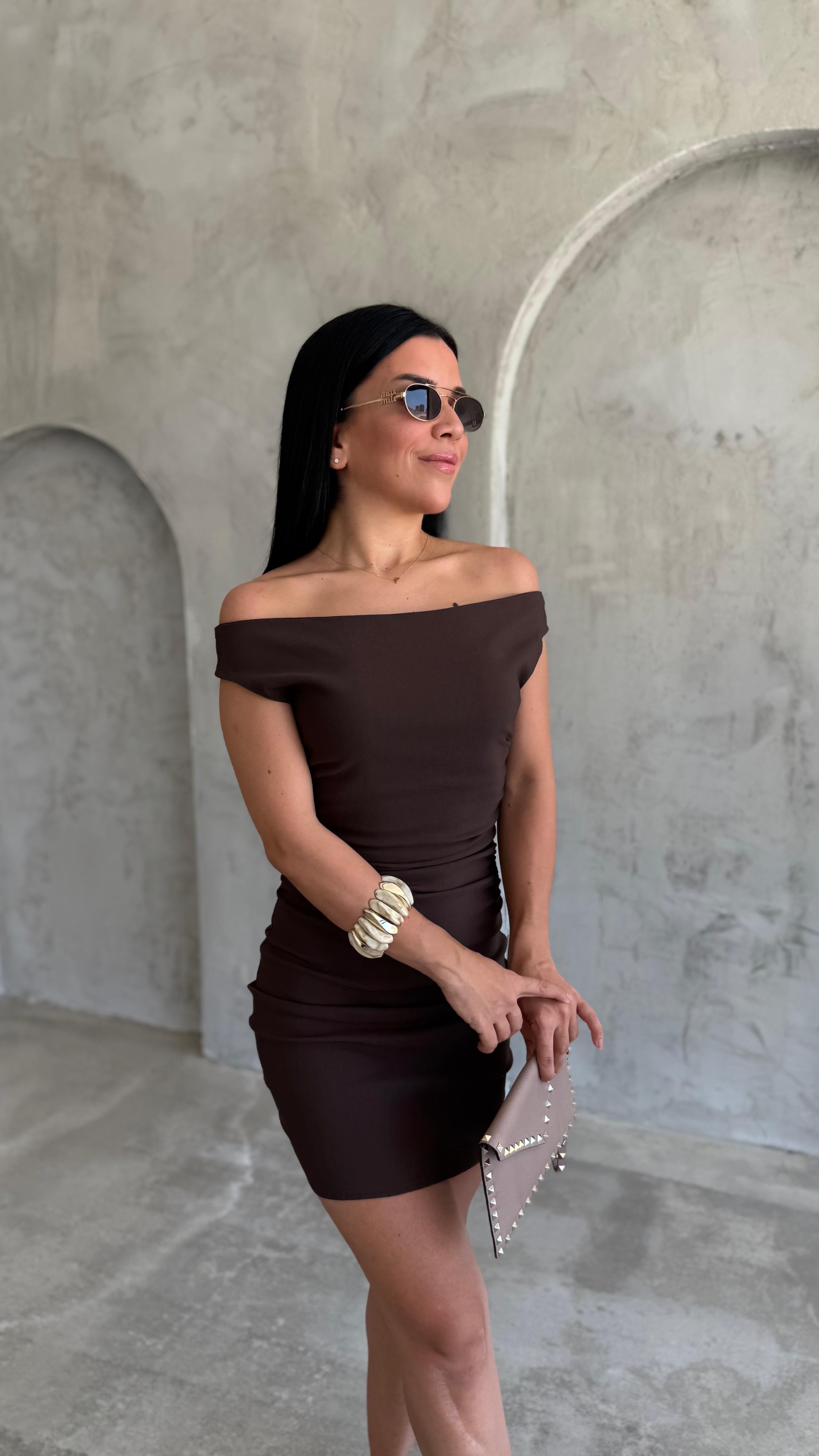 Bardot Mini Elbise (VNT91462)