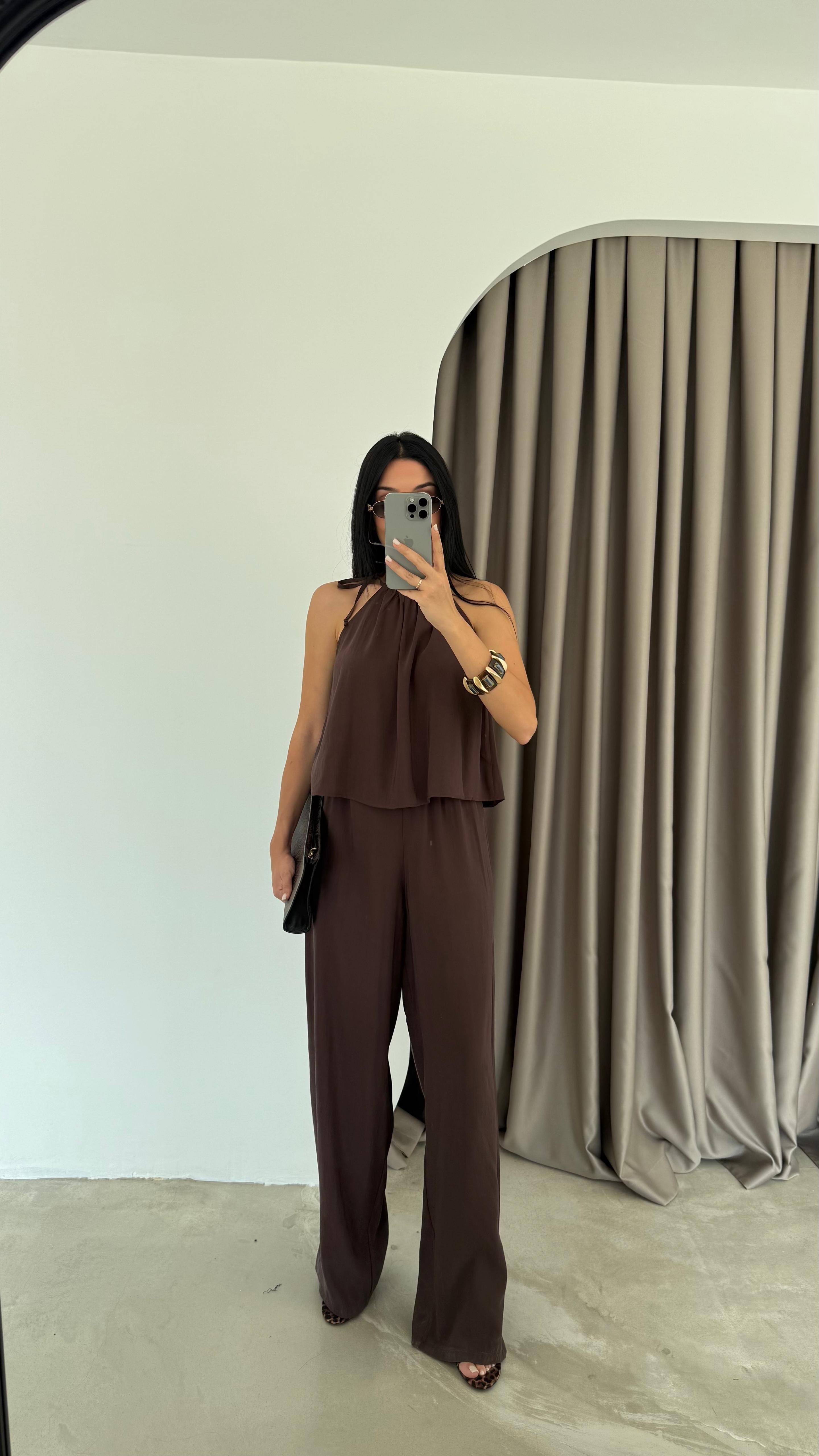 Tensel Kumaş Bel Lastikli Takım (VNT51213)