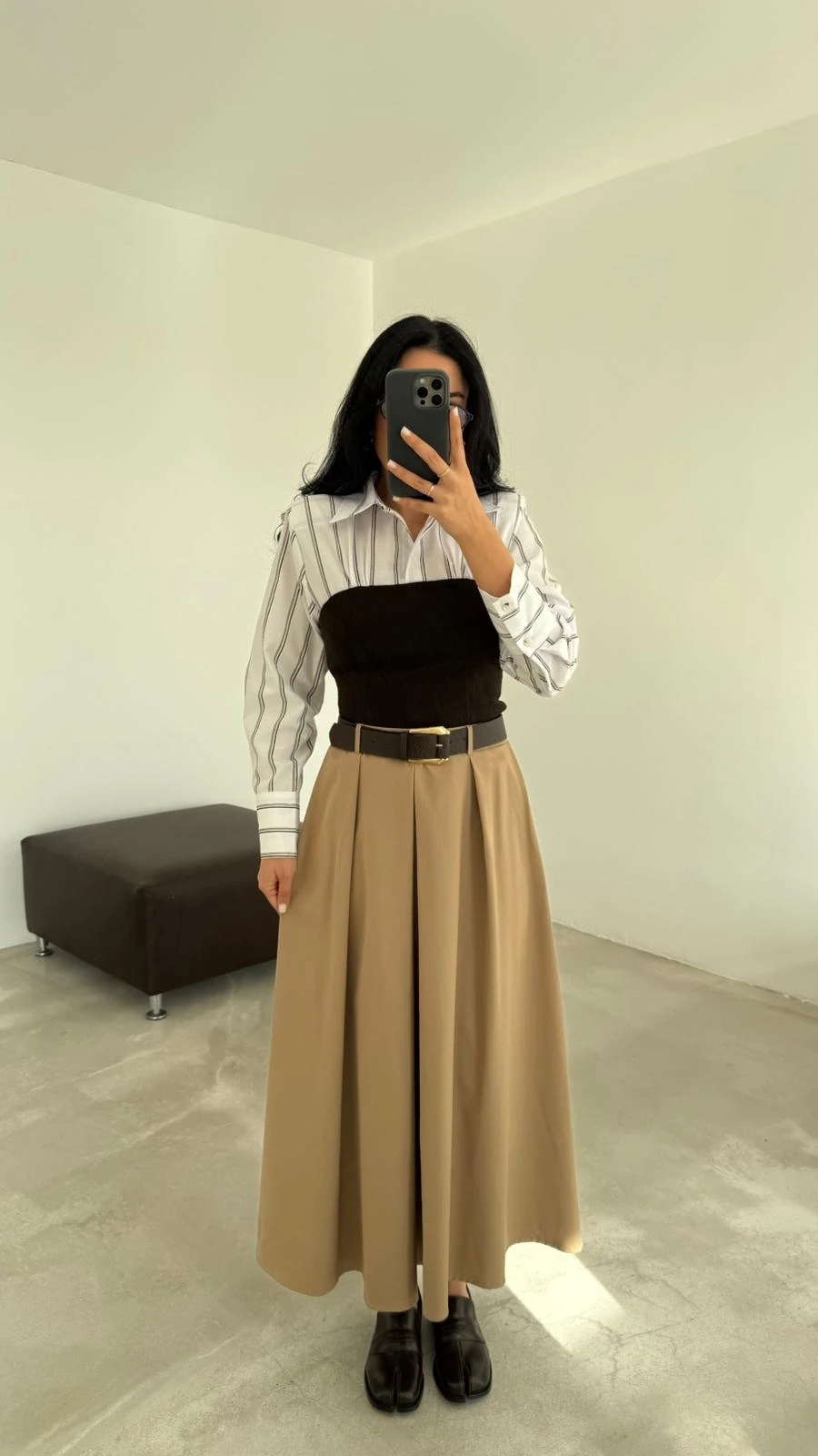 Poliviskon Kemerli Etek (VNT3360)