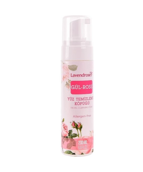LAVENDROSE Gül Yüz Temizleme Köpüğü 200 ml 
