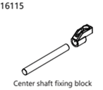 center shaft fixing block 16115