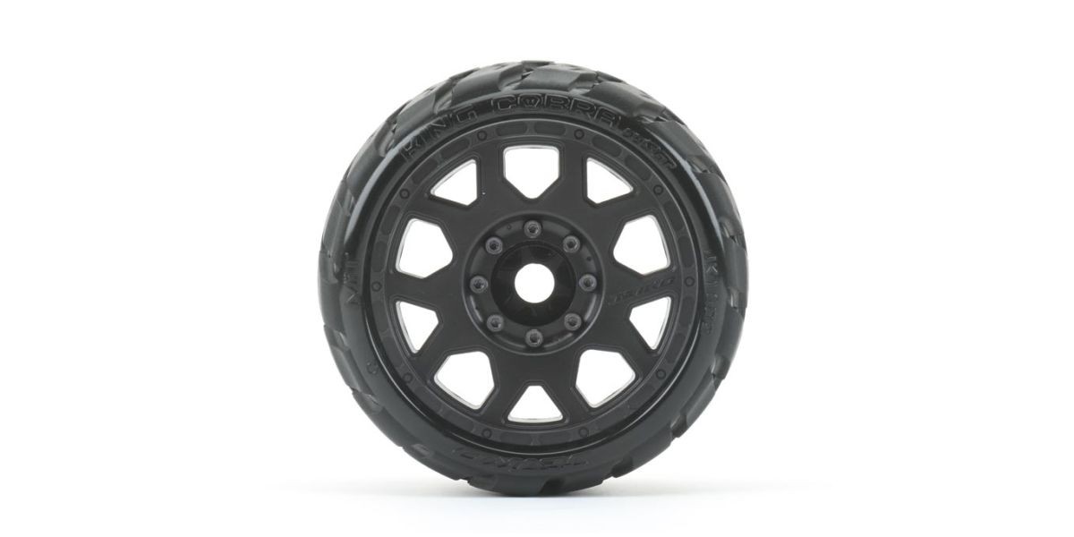 Jetko EX King Cobra Low Profile 3.8" Belted Tyre Black Wheel MAXX (2)