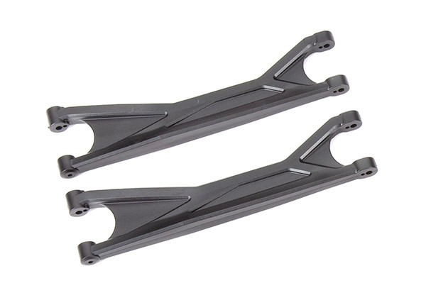 Suspension arms, upper, black (left or right, front or rear) (2) (for use with #7895 X-Maxx® WideMaxx® suspension kit) TRX7892