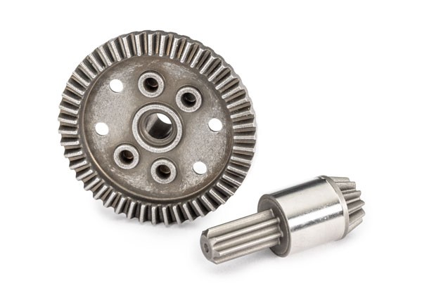  Ring gear, differential, 47-tooth/ pinion gear, differential, 12-tooth (planetary) (rear) TRX10779