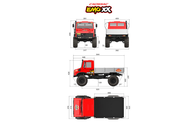 Cross RC EMO XX 1/6 Stegosaurus 4x4 Brushless Crawler