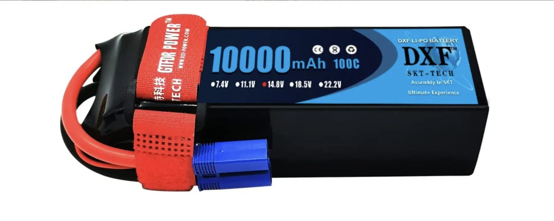 DXF Power 14.8v 4s 10000mAh 100c Lipo Batarya (X-Maxx / XRT Uyumlu)