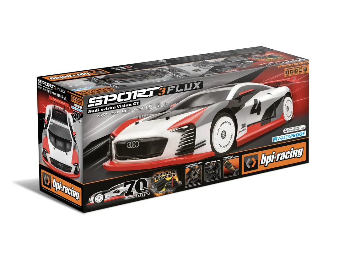 HPI RS4 Sport 3 Flux Audi E-Tron Vision GT 1/10 Brushless