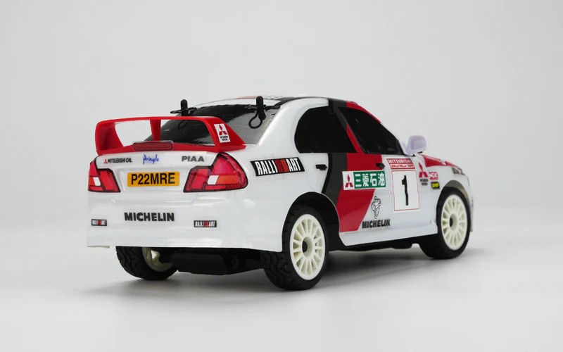 Carisma GT24 4WD 1/24 MITSUBISHI LANCER EVO 4 WRC Rally Car Micro Rc