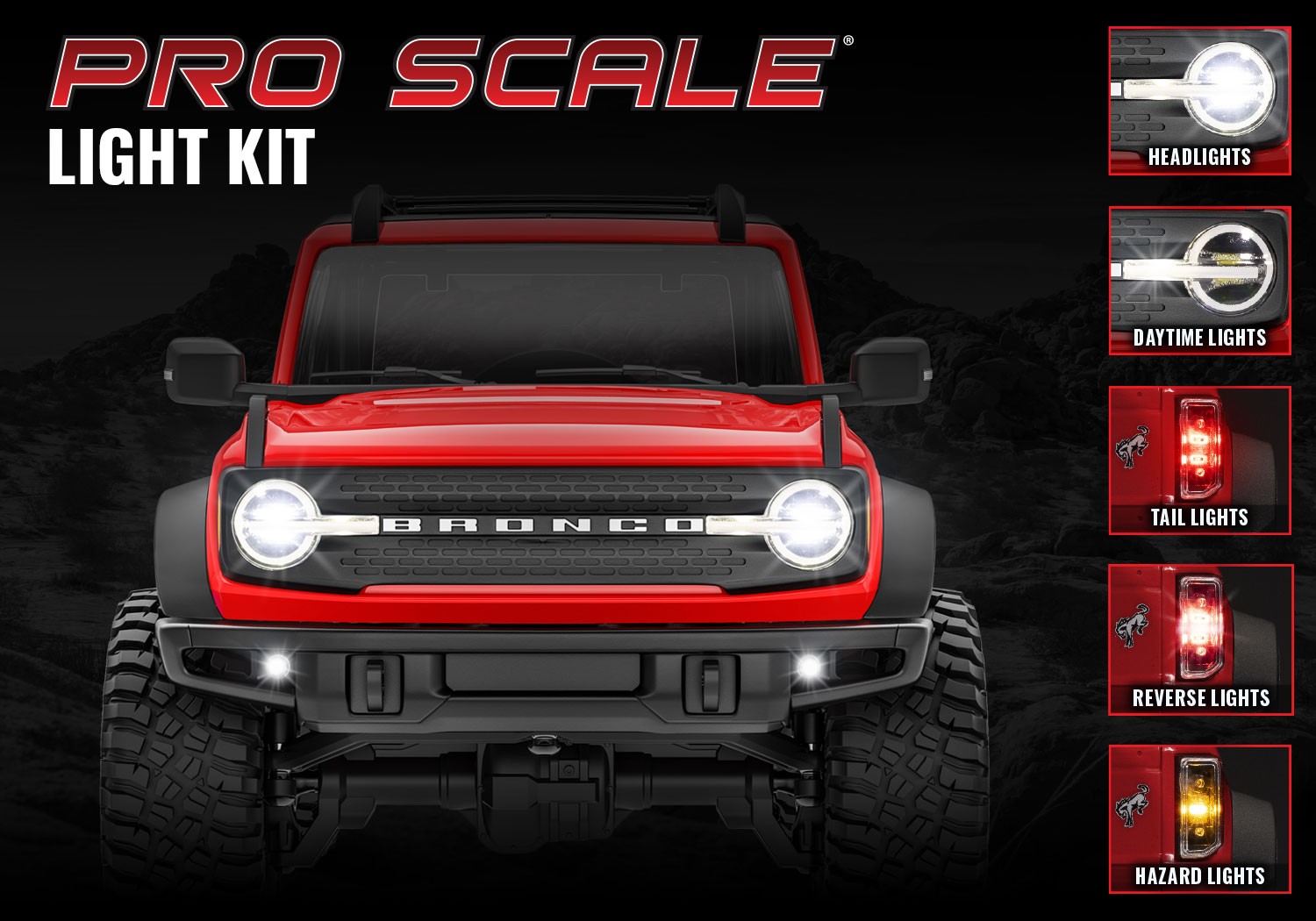 Traxxas TRX-4m Bronco 2021 Pro Scale Light Kit TRX9783