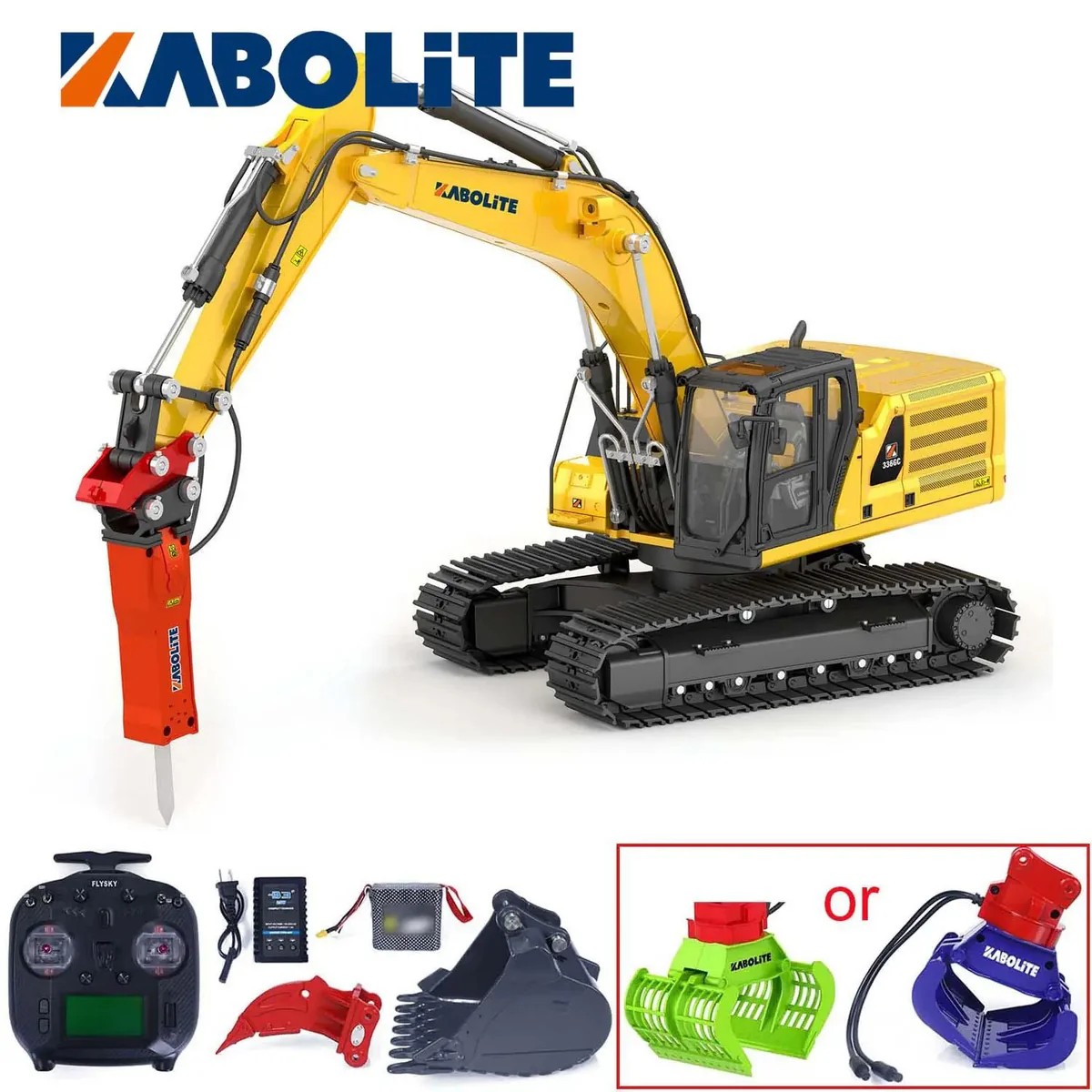 Kabolite K961-100s 1/18 RC Excavator