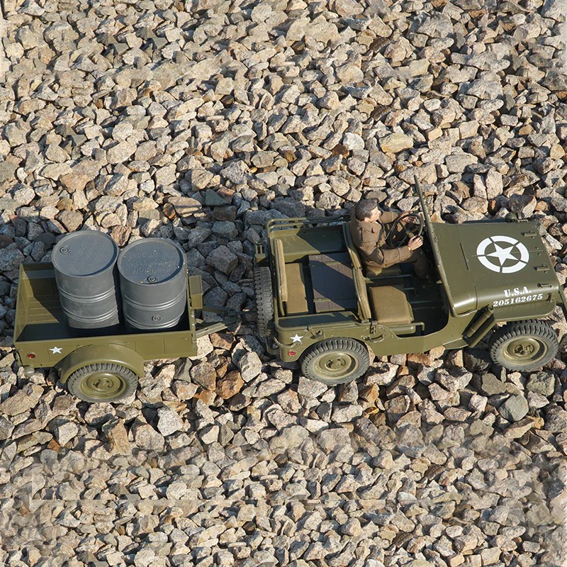 Roc Hobby 1/6 Scaler Willys M100 Trailer (Römork)