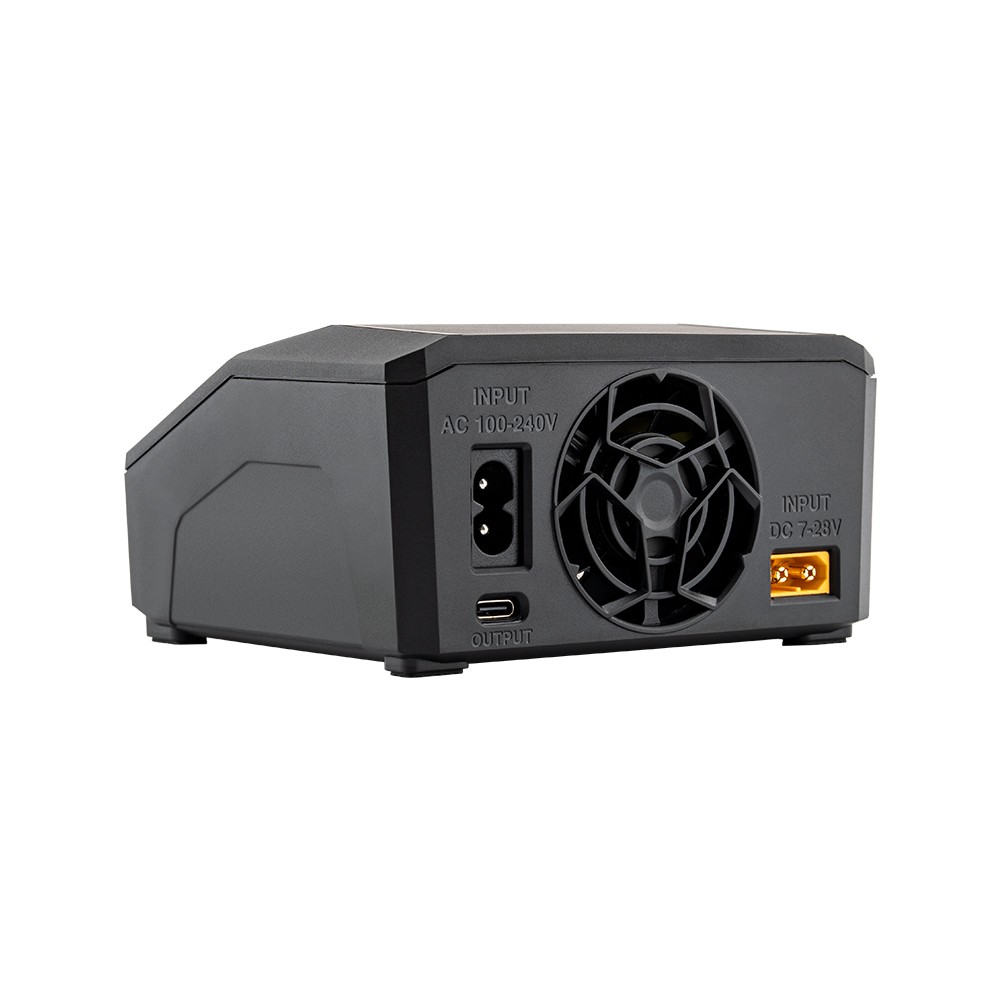 ToolkitRC M6DAC V2 Çift Kanal Akıllı Şarj Cihazı (AC/DC, 16A×2, USB‑C 65W)