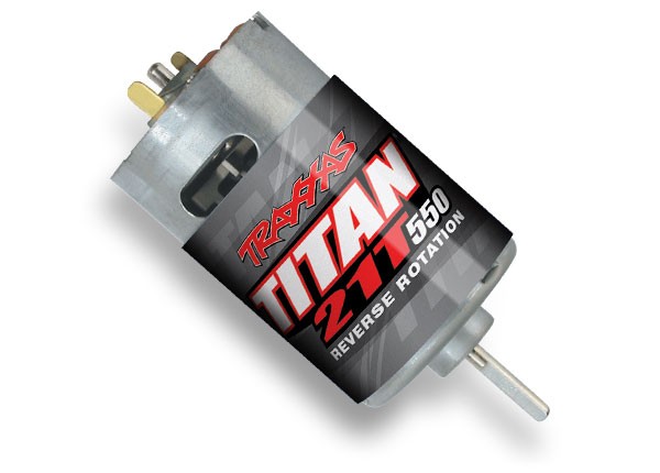  Motor, Titan 550, reverse rotation (21-turns/ 14 volts) (1) TRX3975R