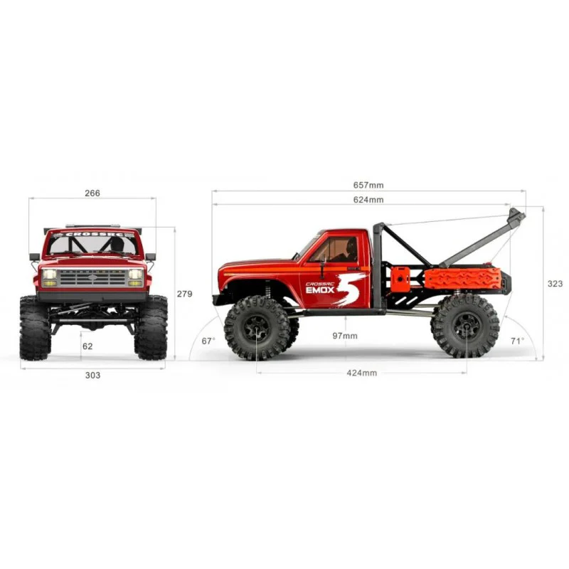 Cross Rc EMO X5 RTR 1/8 Brushless Recovery Vehicle