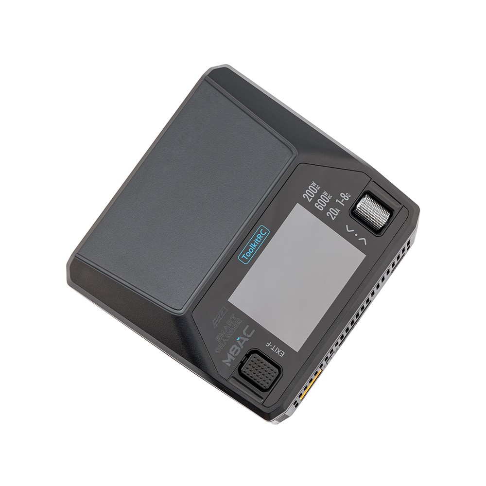 ToolkitRC M8AC 600W Akıllı AC/DC Şarj Cihazı (1‑8S LiPo/LiHV & 65W USB‑C)