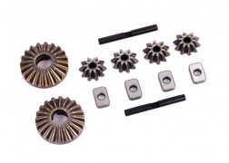 Gear set, differential (output gears (2)/ spider gears (4)/ spider gear shafts (2)/ spacers (4)) TRX9582