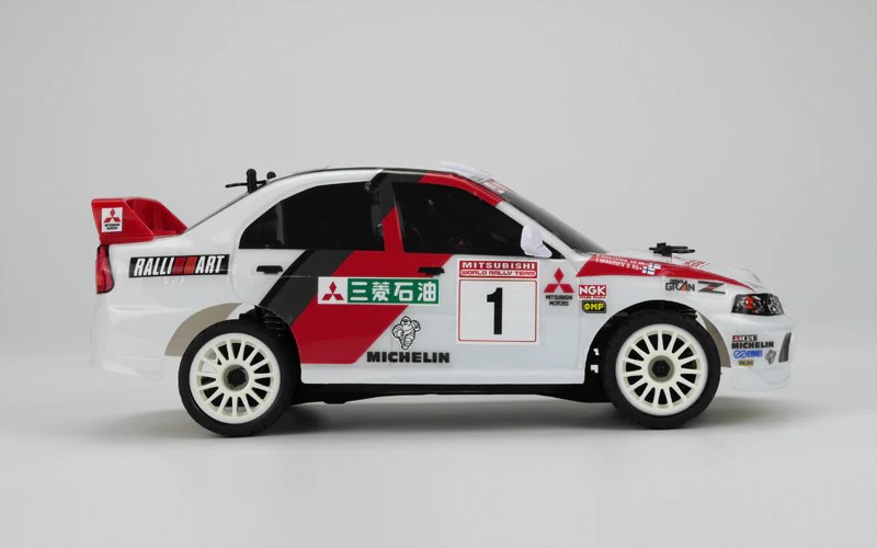 Carisma GT24 4WD 1/24 MITSUBISHI LANCER EVO 4 WRC Rally Car Micro Rc