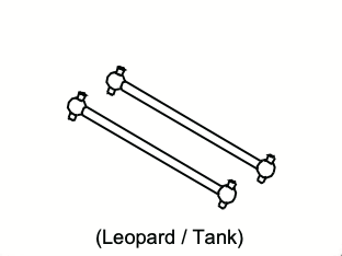 FSR Leopard / TANK 6s Arka Şaft