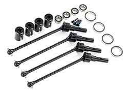 Driveshafts, steel constant-velocity (assembled), front or rear (4) (for use with #8995 WideMaxx® suspension kit) (requires #8654 series 17mm splined wheel hubs and #7758 series 17mm nuts for a complete set) TRX8996X