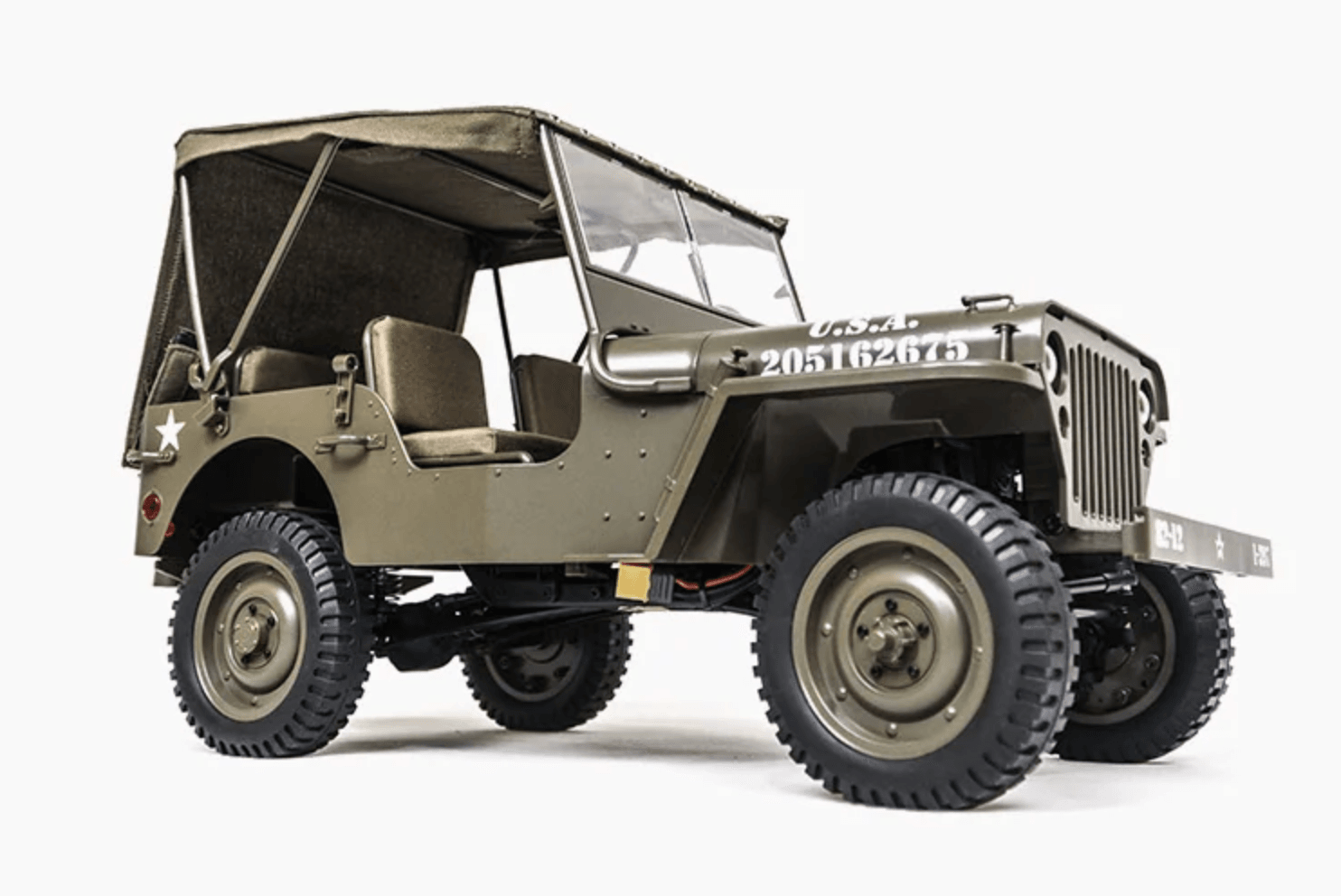 Roc Hobby 1/6 Scaler Willys Canvas Top