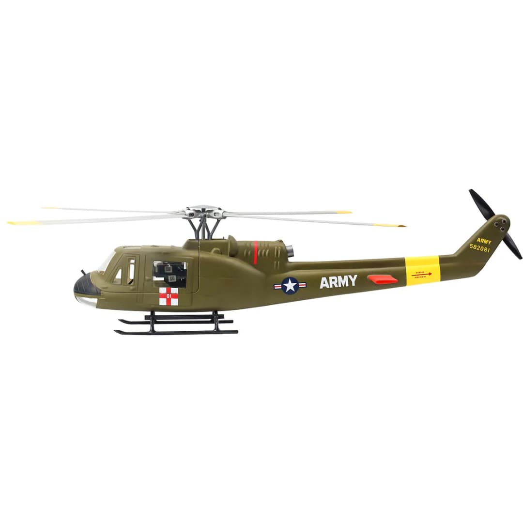 Flywing UH-1 Huey ACE 4 Blades GPS Stabilized 6CH RC Scale Helicopter