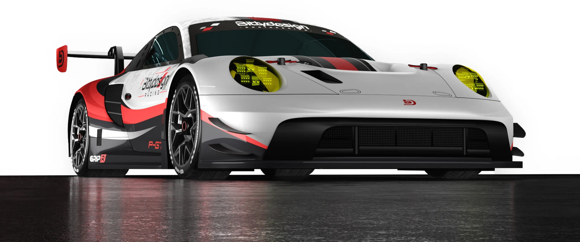 Bittydesign P-GT3R 1/7 Pre-Painted body for ARRMA Infraction/Limitless