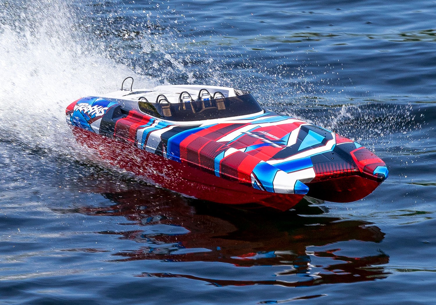 Traxxas DCB M41 Brushless Catamaran Yarış Teknesi TSM TQi