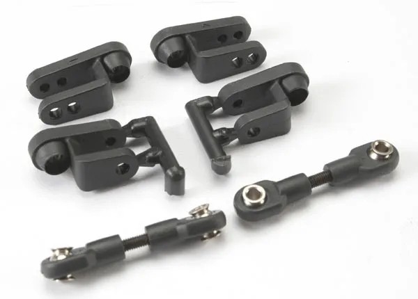 Servo Horns, Steering, Long (2), Short (2)/ Linkage, Steering - TRX5345R
