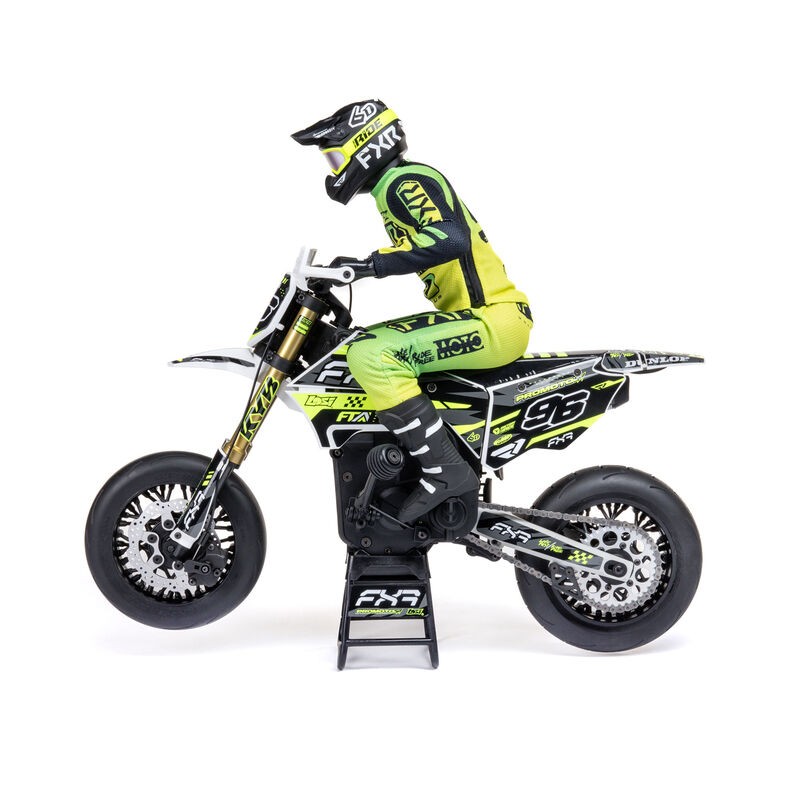 Losi 1/4 Promoto-SM FXR Supermoto Motorcycle RTR (Pil + Şarj Aleti Dahil)