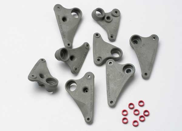  Rocker arm set, progressive-2 (90-T)/ spacers (red aluminum) (8) TRX5358