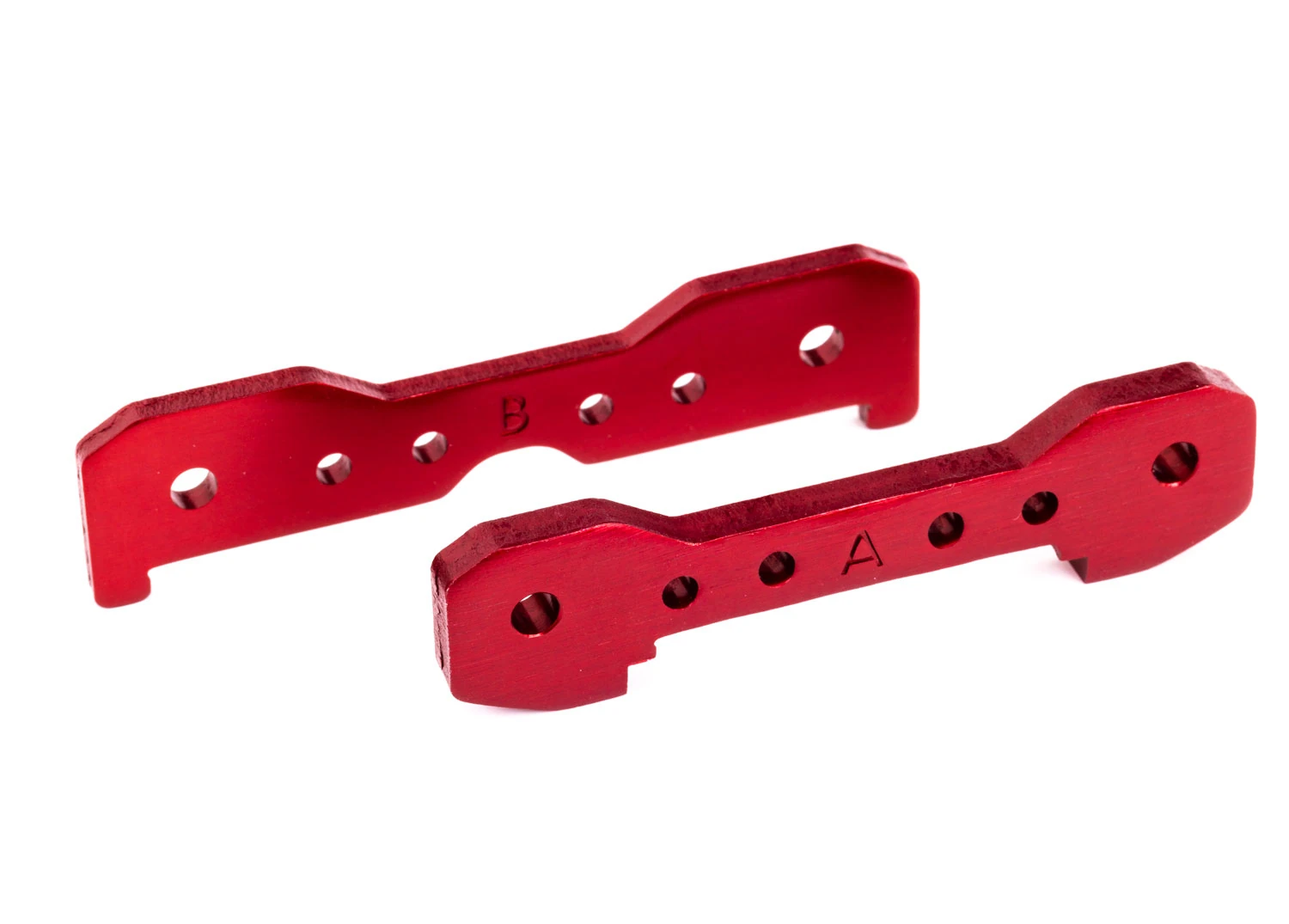 Red 6061-T6 Aluminum Front Tie Bars (2)