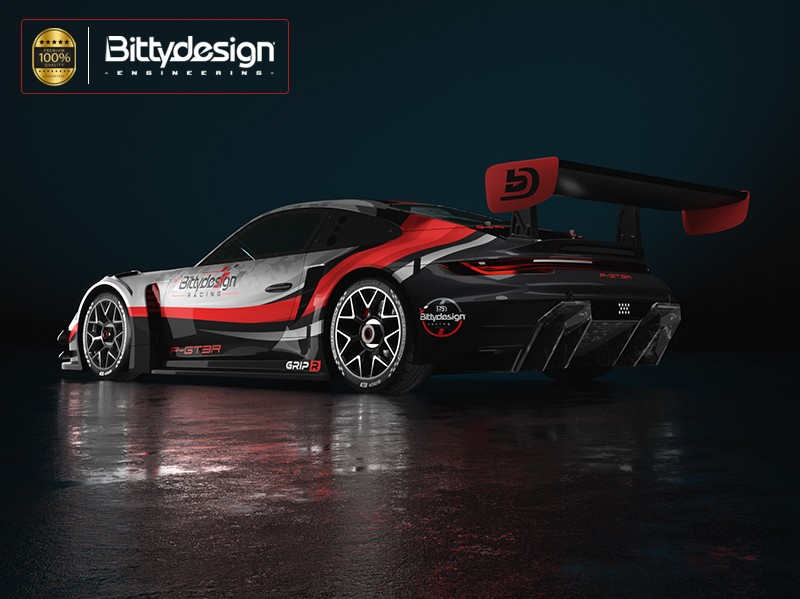 P-GT3R 1/7 ARRMA Infraction-Limitless Pre-Painted & Pre-Cut body