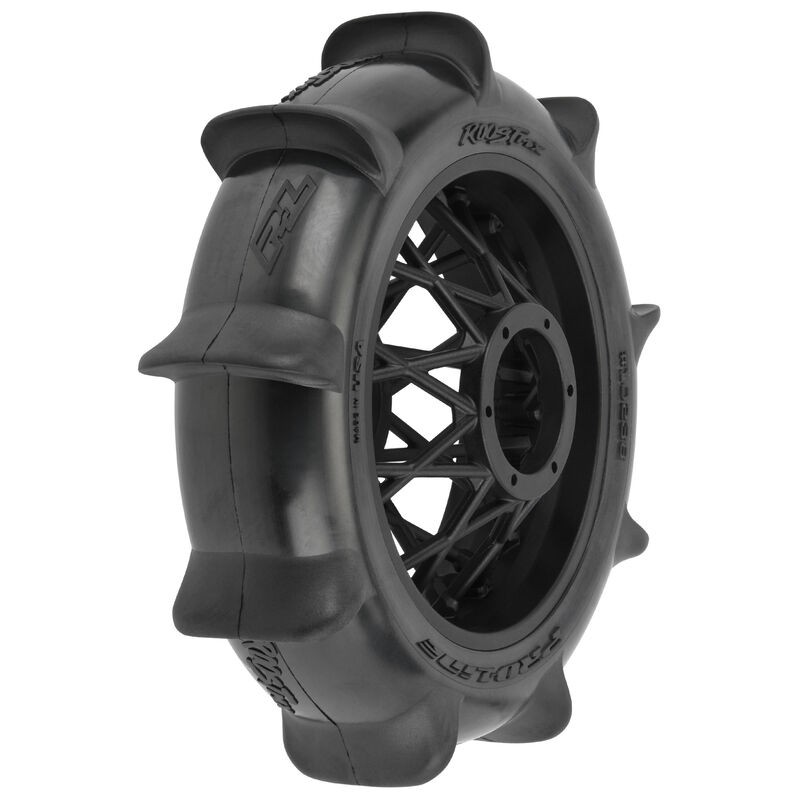 Proline 1/4 Roost MX Sand/Snow Paddle Rear Tire MTD Black (1): PROMOTO-MX