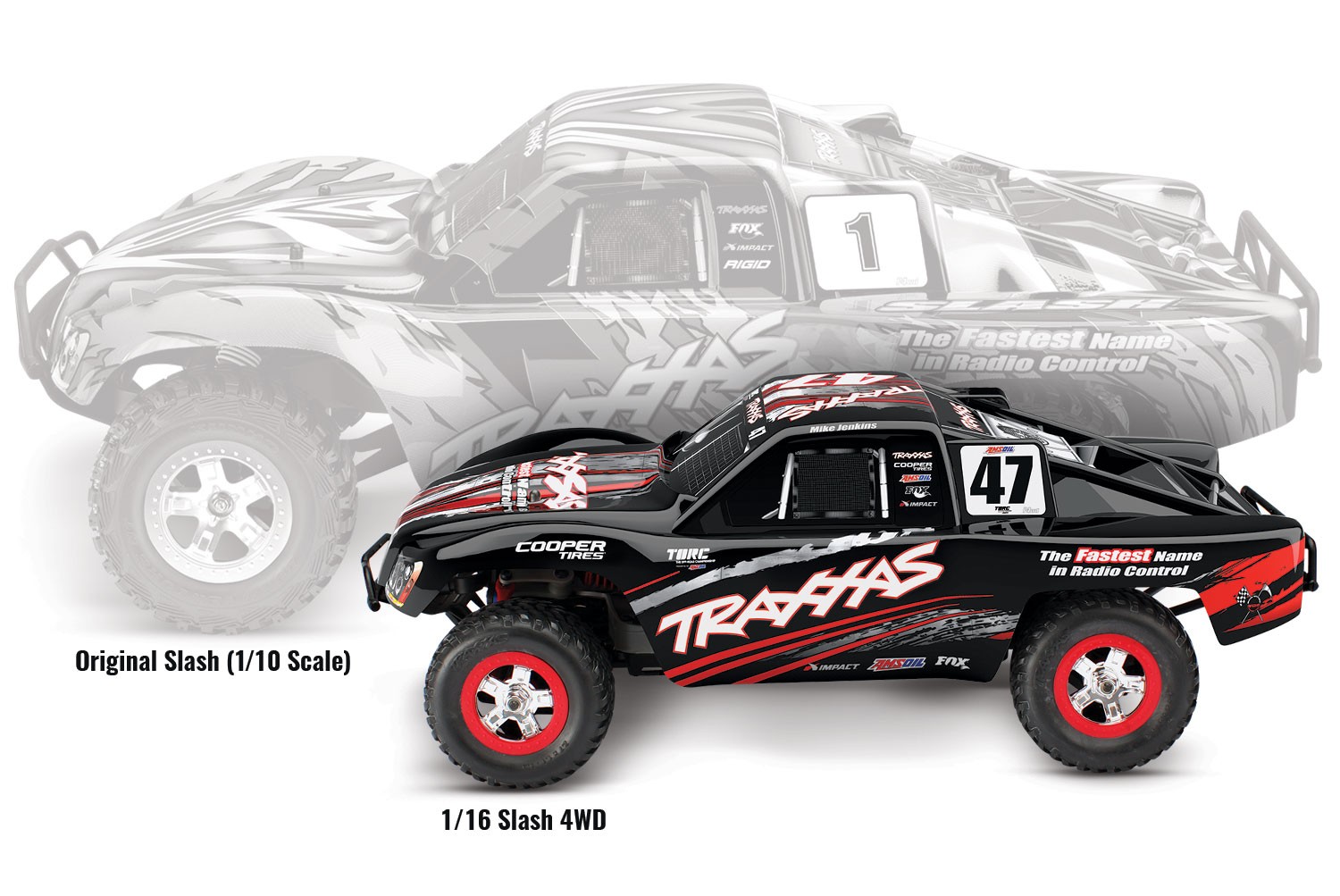 Traxxas 1/16 Slash ® 4X4 + USB-C Şarj Aleti