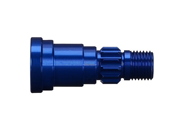 Stub axle, aluminum, (blue-anodized) (1) (for use only with #7750X or 7896 driveshaft) TRX7768