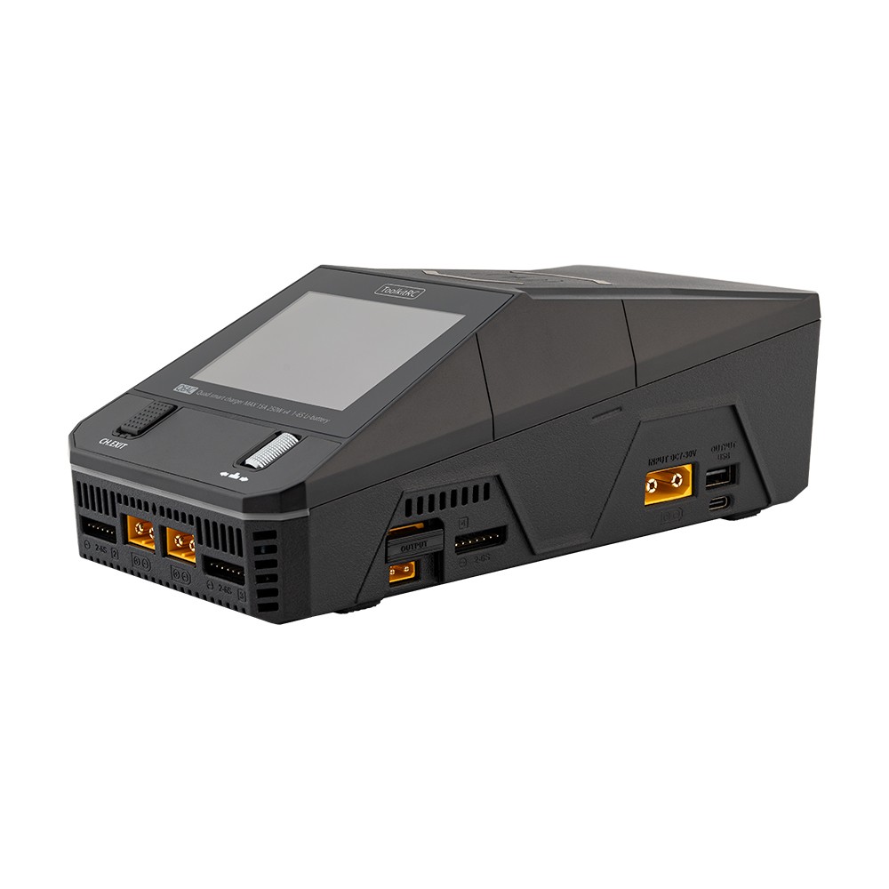 ToolkitRC Q6AC 1000W AC/DC 4‑Kanallı Akıllı Şarj Cihazı (1–6S, USB‑C 65W)